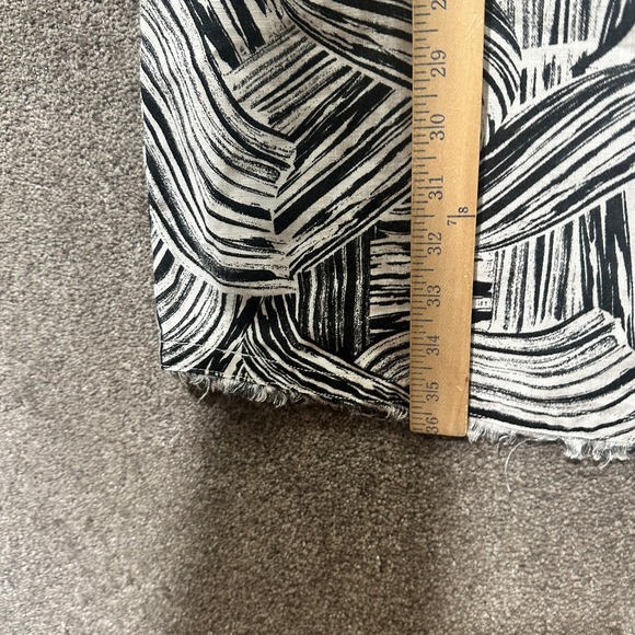 Garnet Hill Harborside 100% Linen Fringe A Line Dress Women 0 Coastal Beach - Picture 8 of 12